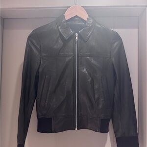 R13 Black Leather Jacket